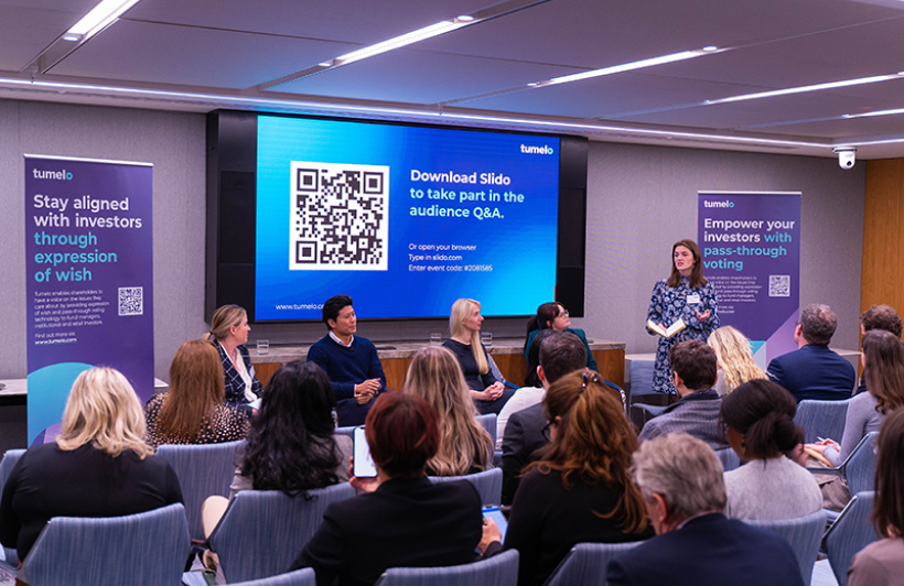 Tumelo and Fidelity pannel discussion - voting delegation trends and how to prepare for the future in London